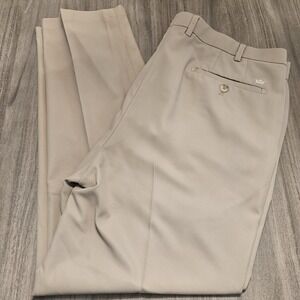 Peter Millar Pants Men 40x32(28) Khaki Durham High Drape Chino Performance Golf
